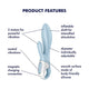 Satisfyer Air Pump Bunny 1 wibrator z funkcją pompowania Blue