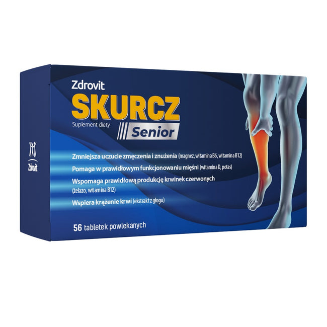 Zdrovit Skurcz Senior suplement diety 56 tabletek powlekanych