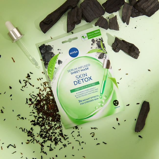 Nivea Skin Detox maska w płachcie z serum detoksykującym