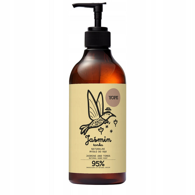 Yope Naturalne mydło do rąk Jaśmin & Tonka 500ml
