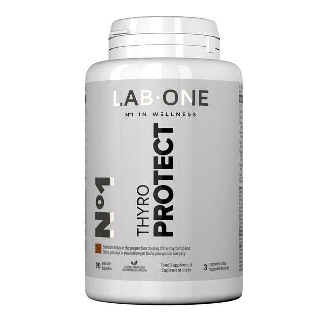 LAB ONE N°1 Thyro Protect suplement diety wspierający pracę tarczycy 90 kapsułek