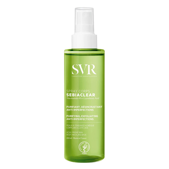 SVR Sebiaclear przeciwtrądzikowy spray do ciała 150ml