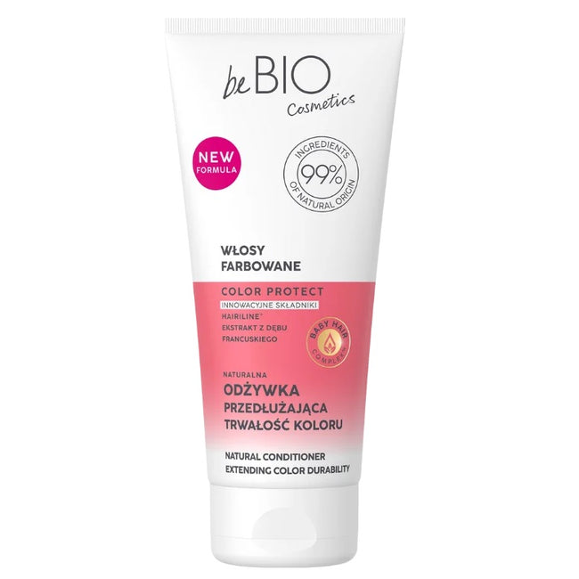 BeBio Ewa Chodakowska Baby Hair Complex naturalna odżywka do włosów farbowanych przedłużająca trwałość koloru 200ml