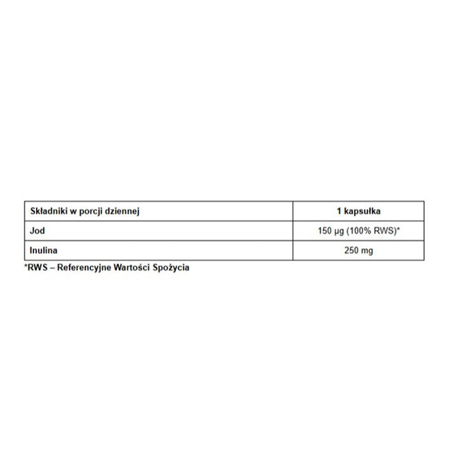 Pharmovit Jod jodek potasu 150 ug suplement diety 60 kapsułek