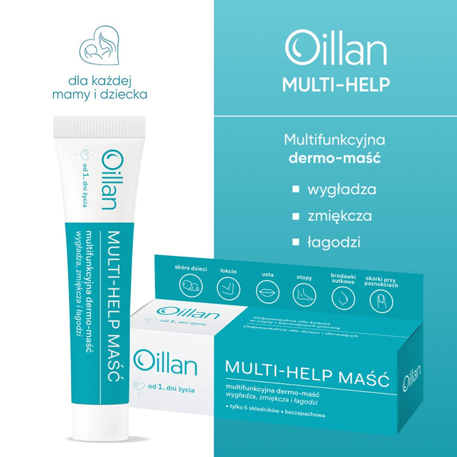 Oillan Multi-Help multifunkcyjna dermo-maść 12g