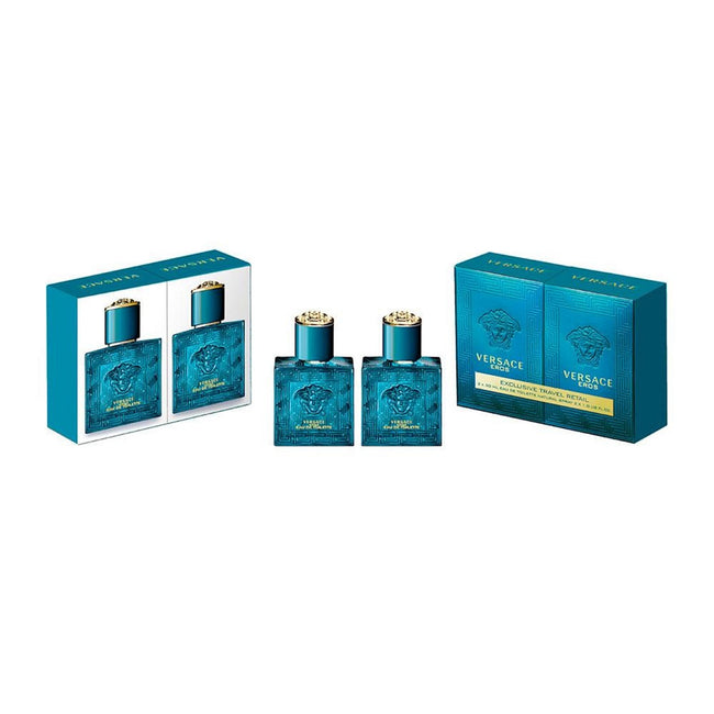 Versace Exclusive Travel Retail Eros zestaw woda toaletowa spray 2x30ml