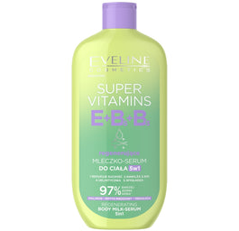 Eveline Cosmetics Super Vitamins regenerujące mleczko–serum do ciała 5w1 350ml