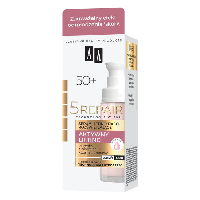 AA Technologia Wieku 50+ serum liftingująco-rozświetlające 30ml