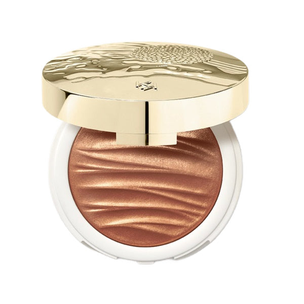 KIKO Milano Gold Reflections Gleaming Waves All Over Highlighter wypiekany puder rozświetlający do twarzy oczu i dekoltu