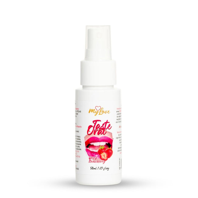 MyLove Taste Oral płyn do seksu oralnego Strawberry 50ml