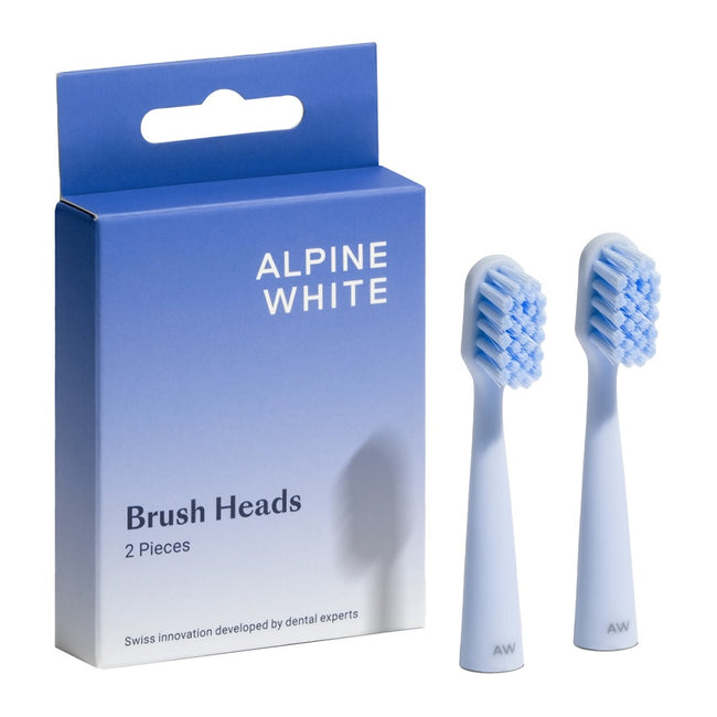 Alpine White Brush Heads wymienne końcówki do szczoteczki sonicznej 2szt.