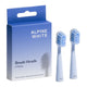 Alpine White Brush Heads wymienne końcówki do szczoteczki sonicznej 2szt.