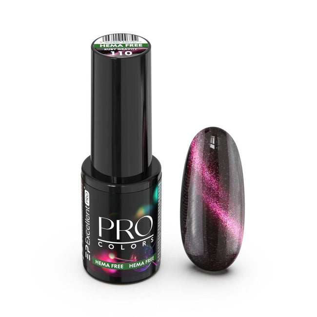Excellent PRO Pro Colors Hema Free CatEye lakier hybrydowy