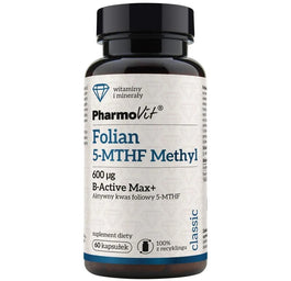 Pharmovit Folian 5-MTHF Methyl 600 µg suplement diety 60 kapsułek