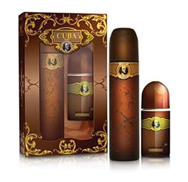 Cuba Original Cuba Gold zestaw woda toaletowa spray 100ml + dezodorant w kulce 50ml