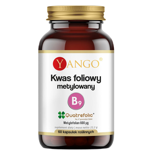Yango Kwas foliowy metylowany (Quatrefolic®) suplement diety 60 kapsułek