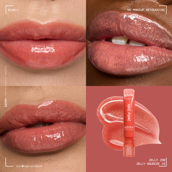 NYX Professional MakeUp Jelly Job błyszczyk do ust z wysokim połyskiem