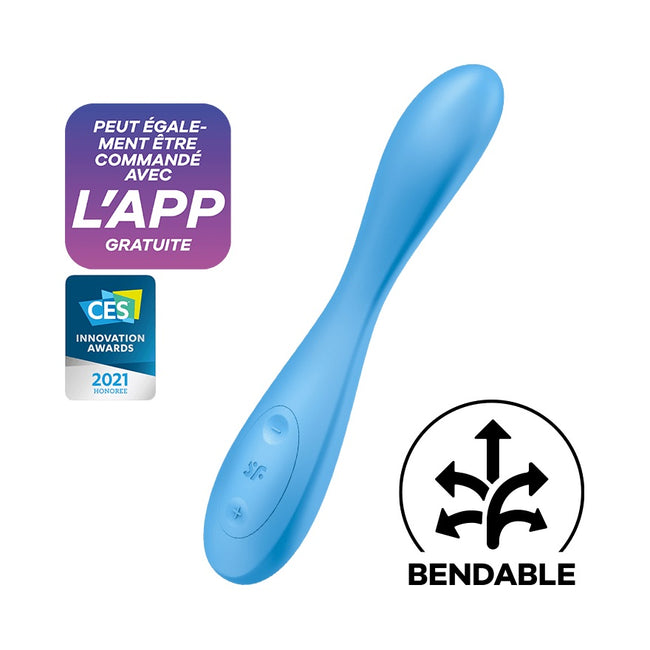 Satisfyer G-Spot Flex 4 wibrator do punktu G Blue