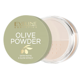 Eveline Cosmetics Olive Powder puder sypki z ekstraktem z liści i nasion oliwki
