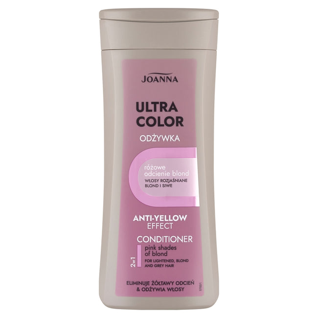 Joanna Ultra Color odżywka różowe odcienie blond 200g