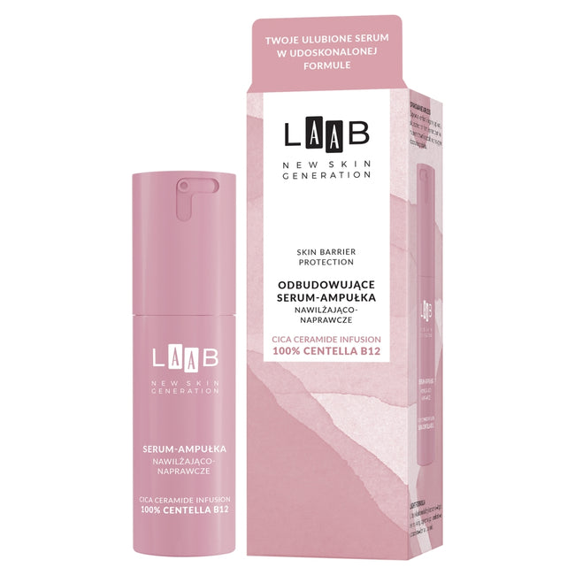 AA LAAB 100 % Centella B12 odbudowujące serum-ampułka nawilżająco-naprawcza 30ml