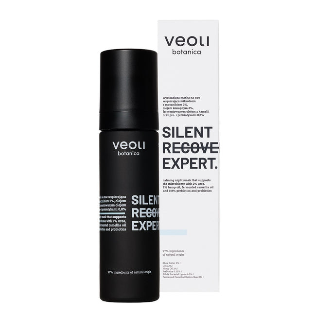 Veoli Botanica Silent Recovery Expert wyciszająca maska na noc wspierająca mikrobiom 50ml