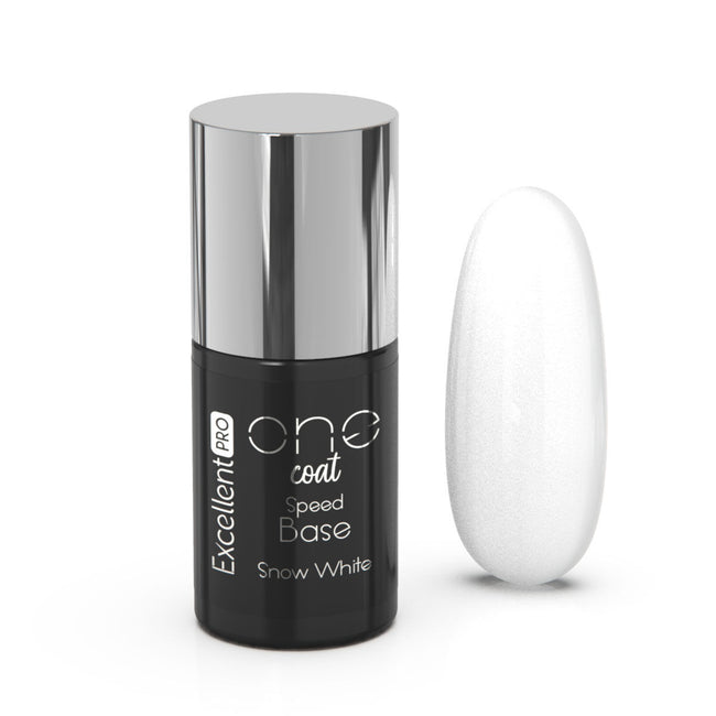 Excellent PRO One Coat Speed Base baza hybrydowa Snow White 7g