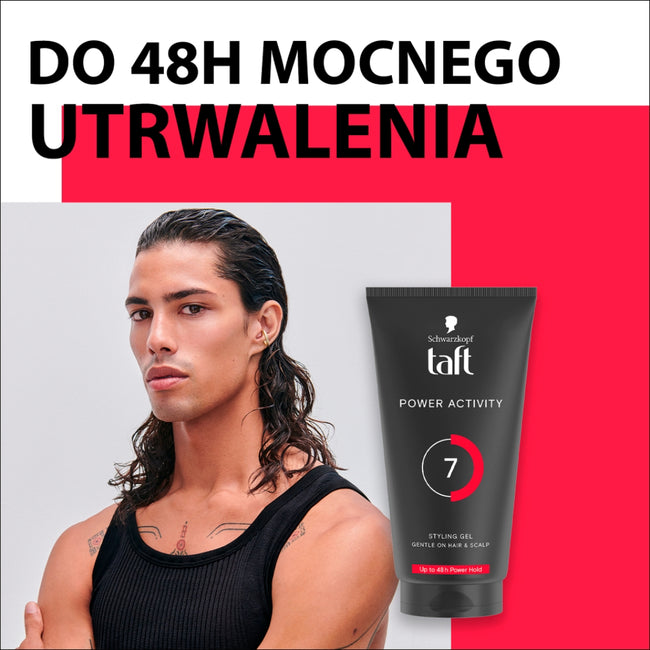 Taft Power Activity żel do włosów 150ml