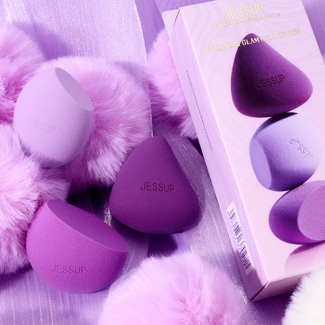 JESSUP Soft Plus Makeup Sponges zestaw gąbeczek do makijażu SP017 3szt.