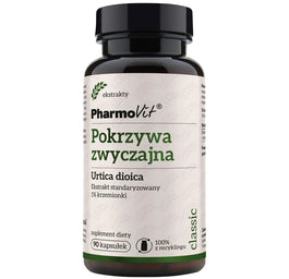 Pharmovit Pokrzywa zwyczajna suplement diety 90 kapsułek