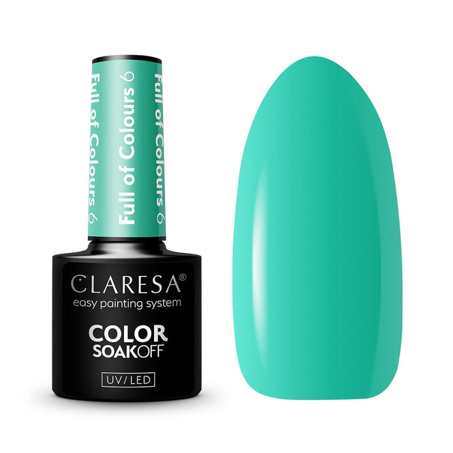 Claresa Color Soak Off UV/LED Full of Colours lakier hybrydowy 5g