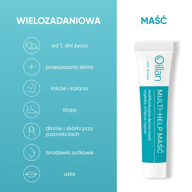 Oillan Multi-Help multifunkcyjna dermo-maść 12g
