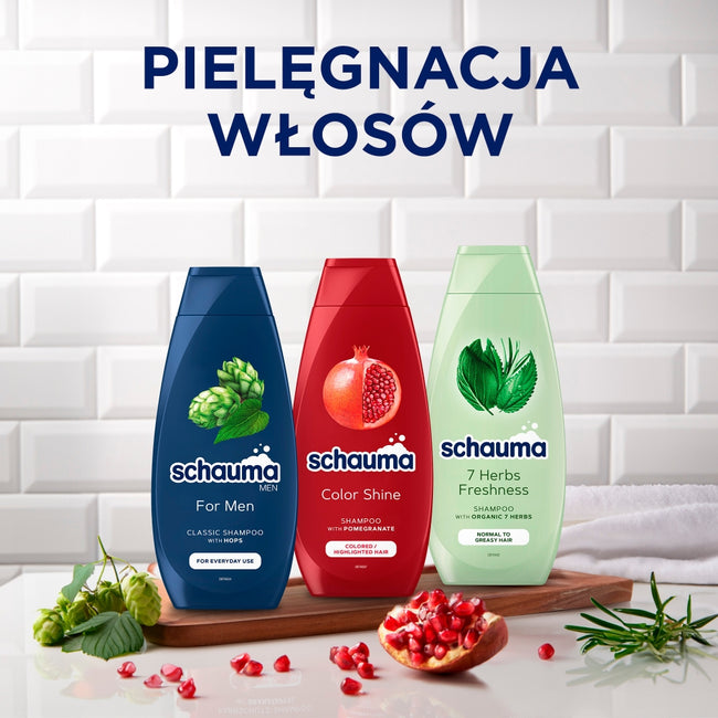 Schauma For Men szampon do włosów dla mężczyzn do codziennego stosowania 400ml