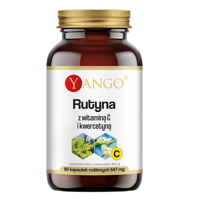 Yango Rutyna z witaminą C i kwercetyną suplement diety 90 kapsułek