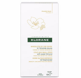 Klorane Cold Wax Strips plastry do depilacji twarzy i wrażliwych miejsc 6szt