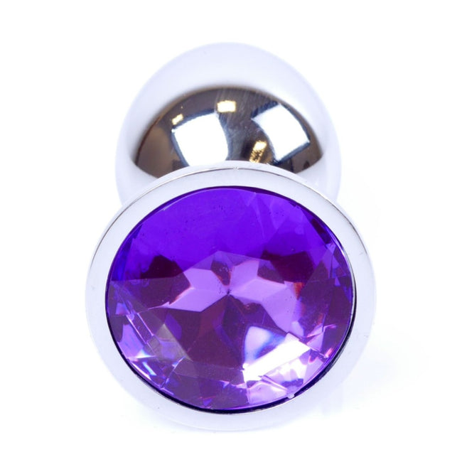 MyLove Butt Plug Collection Jewellery Silver metalowy korek analny Purple