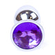 MyLove Butt Plug Collection Jewellery Silver metalowy korek analny Purple