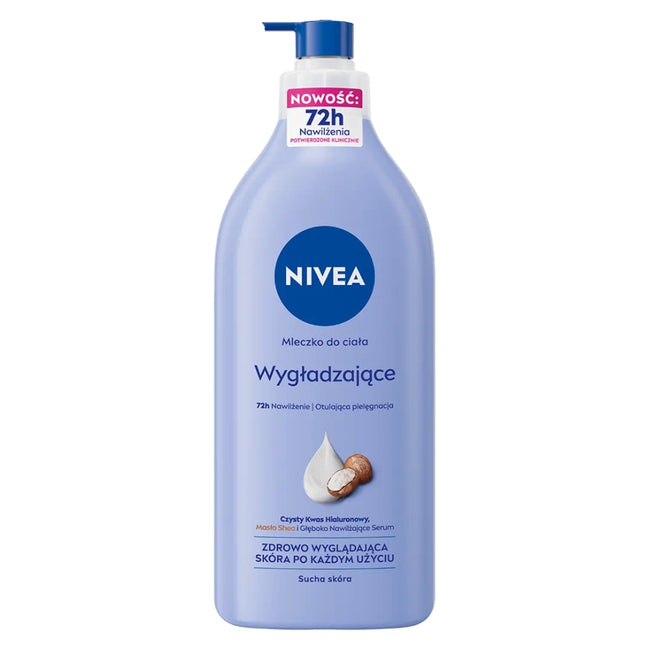 Nivea Nawilżająca Moc Serum wygładzające mleczko do ciała z pompką 625ml