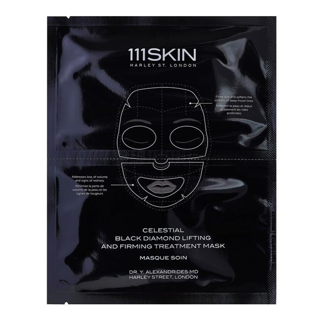 111Skin Celestial Black Diamond liftingująca i ujędrniająca maseczka w płachcie 5x31ml