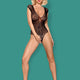 Obsessive B112 Teddy drapieżne body Black XL/XXL