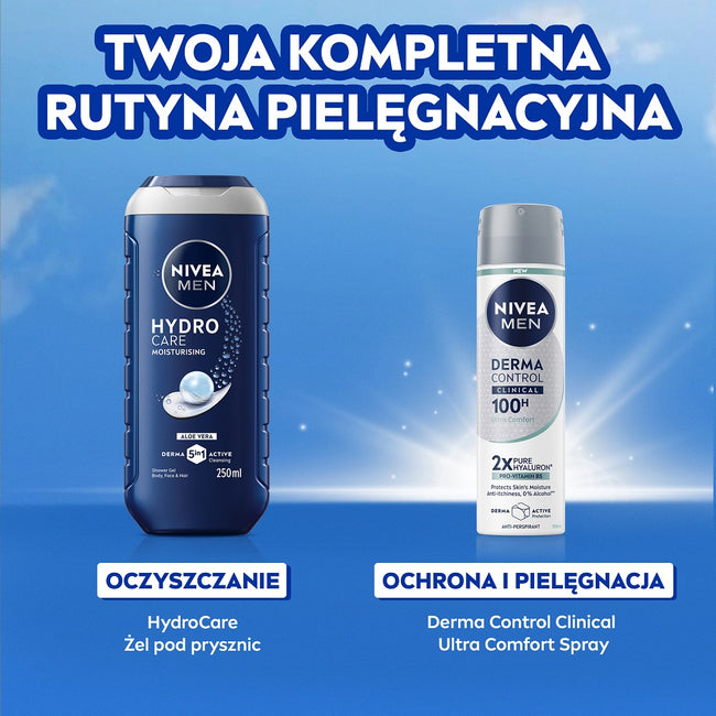 Nivea Men Derma Control Clinical Ultra Comfort antyperspirant spray 150ml