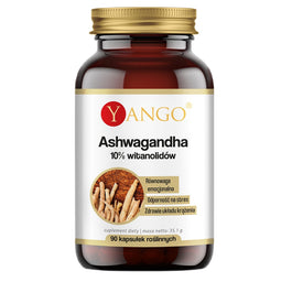 Yango Ashwagandha 10% witanolidów suplement diety 90 kapsułek
