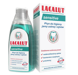 Lacalut Sensitive płyn do higieny jamy ustnej i zębów 300ml