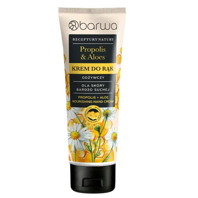 Barwa Receptury Natury odżywczy krem do rąk Propolis + Aloes 100ml