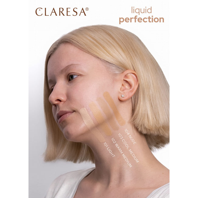 Claresa Liquid Perfection 2w1 korektor i podkład kryjący 34g
