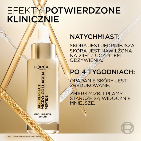L'Oreal Paris Age Perfect wygładzające serum z peptydem mikro-kolagenowym 30ml