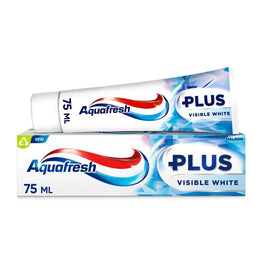 Aquafresh Plus Visible White pasta do zębów z fluorkiem 75ml