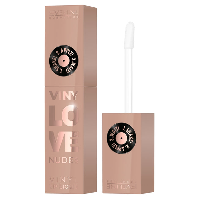 Eveline Cosmetics VinyLove Nudes długotrwała pomadka płynna z efektem winylowym 4ml