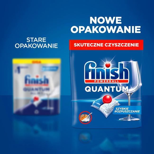 Finish Quantum Fresh kapsułki do mycia naczyń w zmywarce 46szt