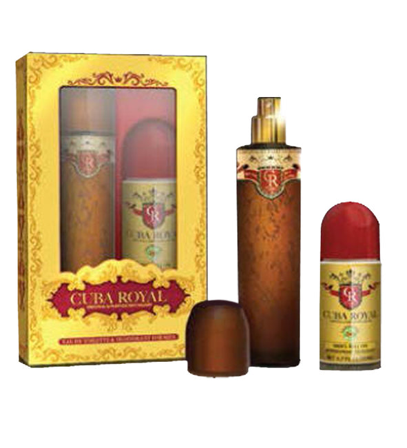 Cuba Original Cuba Royal zestaw woda toaletowa spray 100ml + dezodorant w kulce 50ml